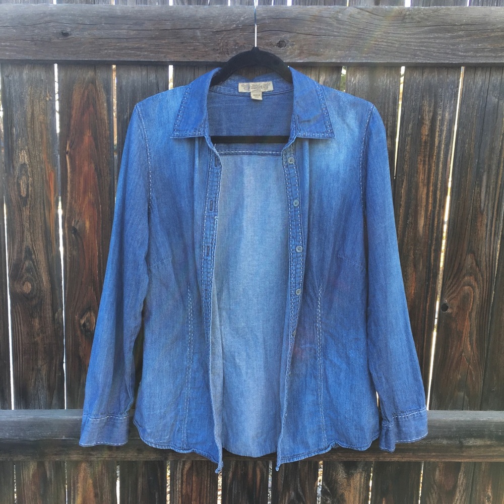 Jean Button-Up